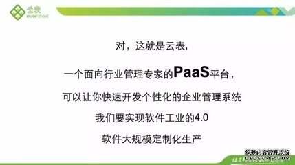 云表开创软件的工业4.0新时代,人人都是开发者