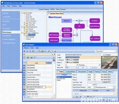 科域erp tecsystems 20年经验,为中 港客户提供会计 贸易 库存及生产管理erp系统方案